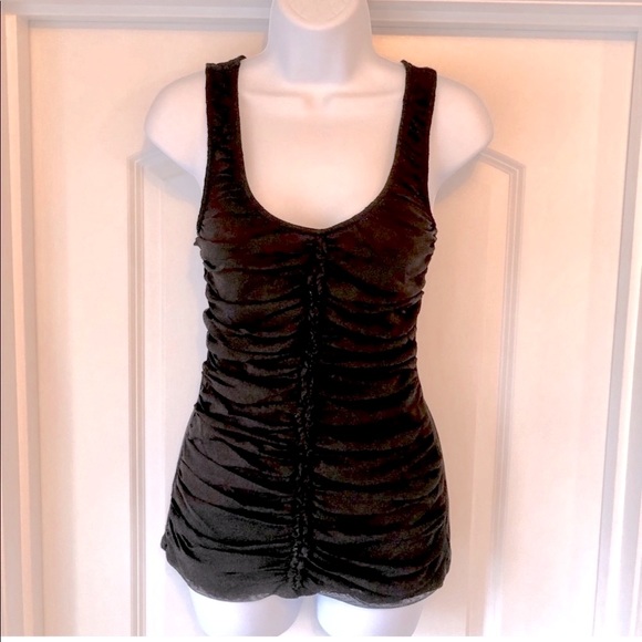 Express Rouched Front Tank (S) - Picture 3 of 5